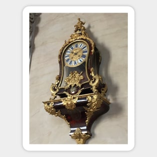 clock chateau de fontainebleau Sticker